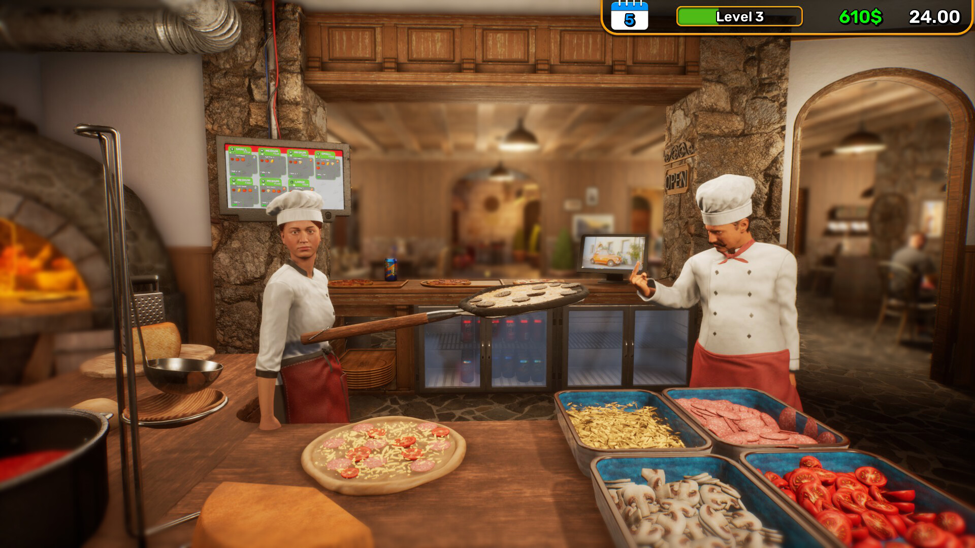披萨屋模拟器/Pizza House Simulator 新游发布