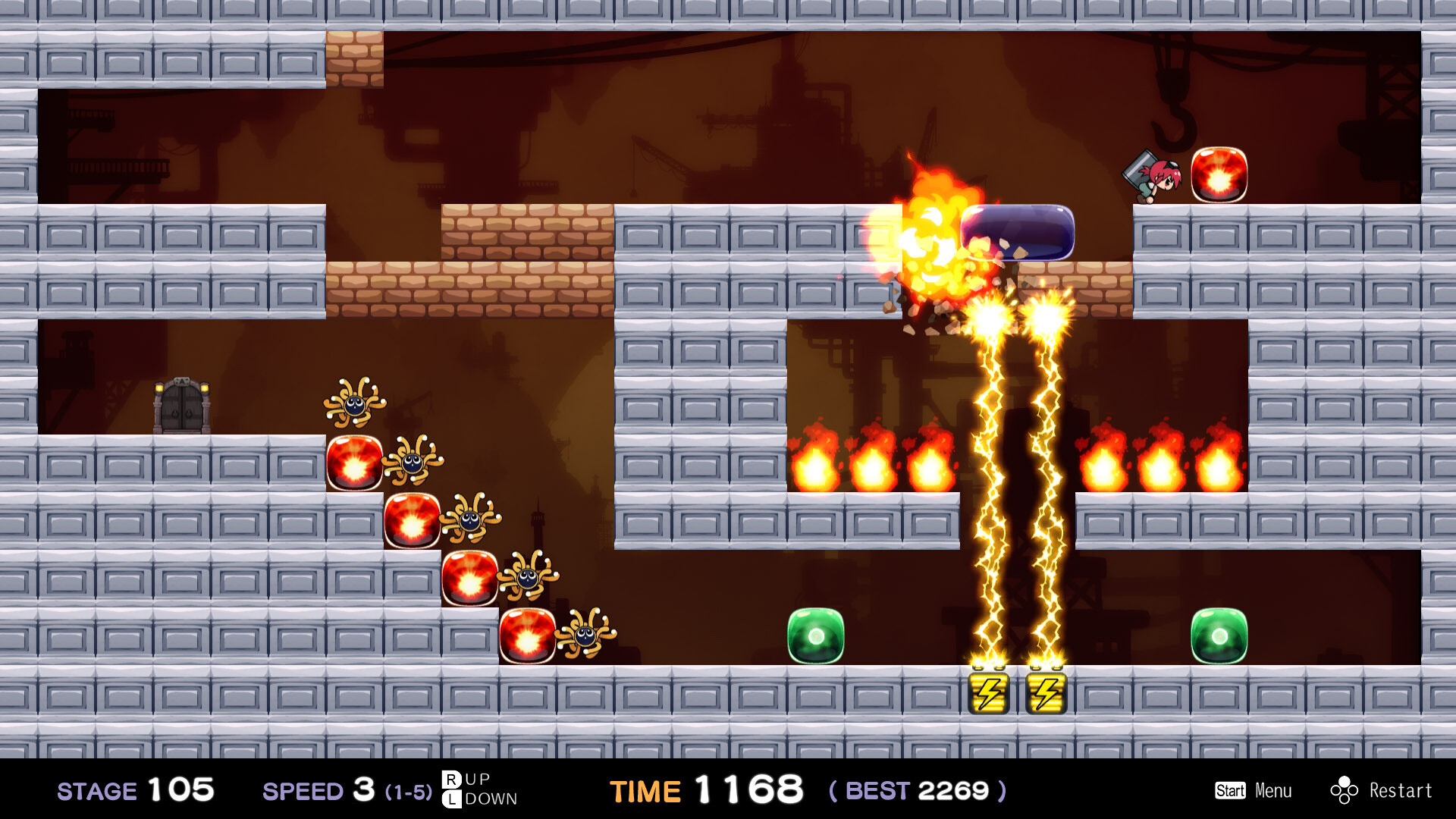 粉碎谜题：锤子先生/Crash Puzzle Hammer-San