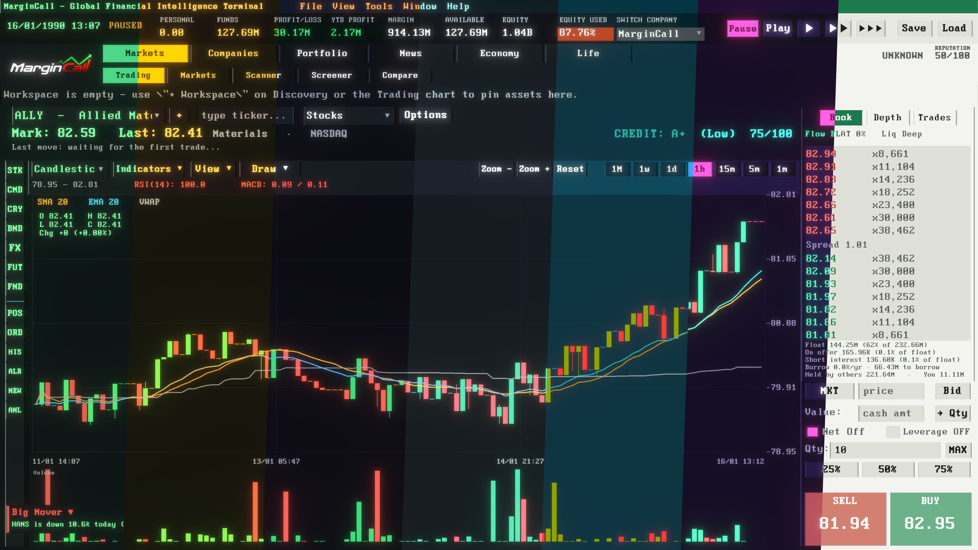 全球金融情报终端/追缴保证金/MarginCall 新游发布 全球金融情报终端/追缴保证金/MarginCall 新游发布