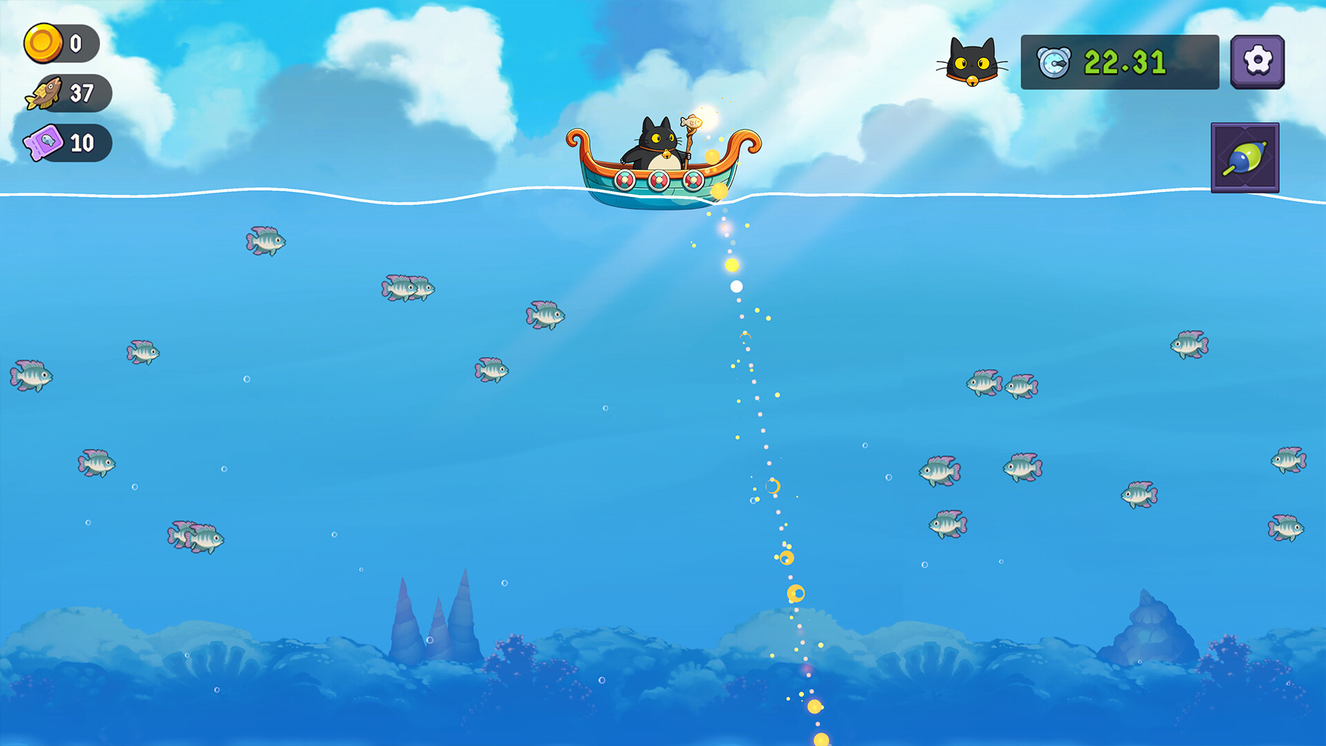 悠哉捕鱼/Fish to Cats: Catch & Feed 新游发布 悠哉捕鱼/Fish to Cats: Catch & Feed 新游发布
