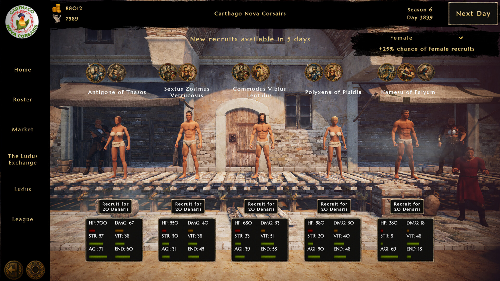 伟大角斗士学院:角斗士管理模拟器/Ludus Magnatus: Gladiator Manager Simulator 新游发布 伟大角斗士学院:角斗士管理模拟器/Ludus Magnatus: Gladiator Manager Simulator 新游发布